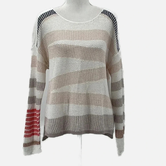 Nic + Zoe Cannon Linen & Cotton Blend Lightweight Sweater - Size Medium - Picture 3 of 7
